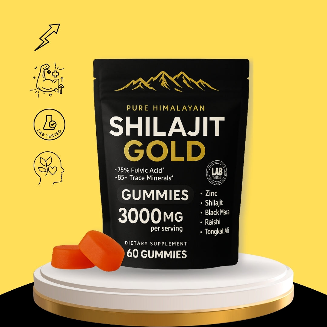 ProperVitys™ Pure Shilajit Gummies - 6-in-1 Natural Energy, Vitality & Wellness Support